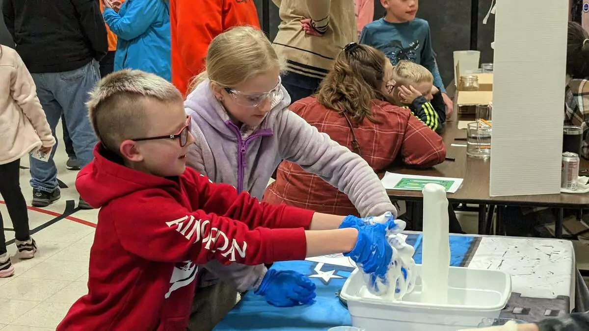 Experiments allow us to explore cause and effect, along with different textures!